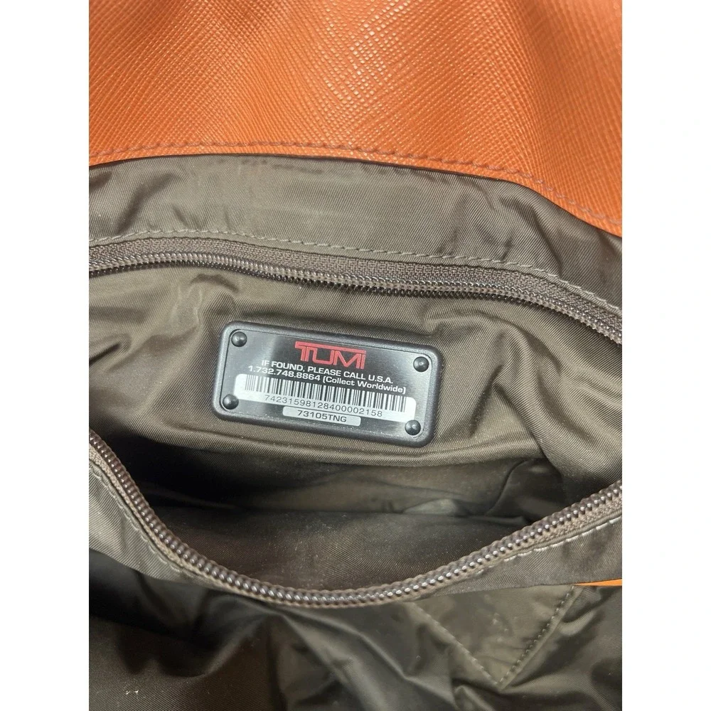 🧡Tumi Villa‎ Turin Lockable Shopper Tote Bag- Orange🧡 No Key